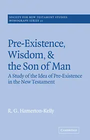 Pre-Existence, Wisdom, and The Son of Man: A Study of the Idea of Pre-Existence in the New Testament