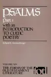 Psalms, Part 1: With an Introduction to Cultic Poetry 