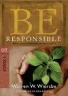 Be Responsible (1 Kings): Being Good Stewards of God's Gifts 