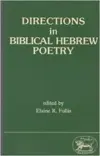 Directions in Biblical Hebrew Poetry