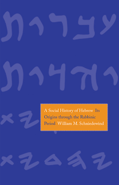 A Social History of Hebrew: Its Origins Through the Rabbinic Period