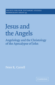 Jesus and the Angels: Angelology and the Christology of the Apocalypse of John