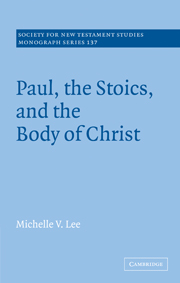 Paul, the Stoics and the Body of Christ