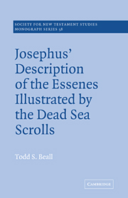 Josephus' Description of the Essenes: Illustrated by the Dead Sea Scrolls