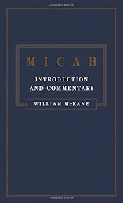 Micah: Introduction and Commentary