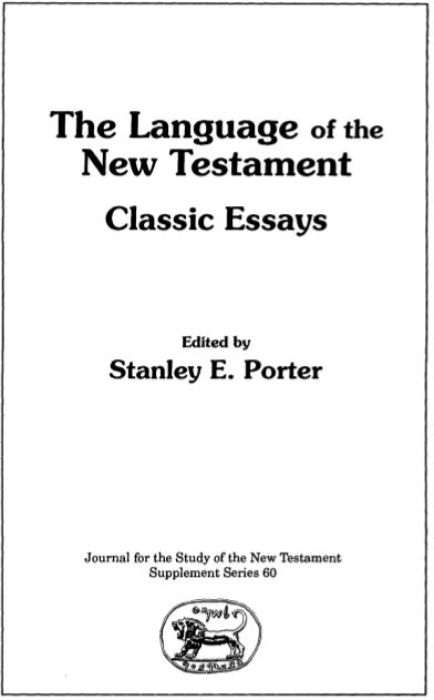 Introduction: The Greek of the New Testament as a Disputed Area of Research