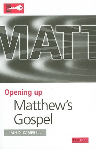 Opening up Matthew's Gospel 